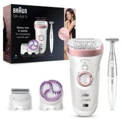 Braun Silk-épil 9 9-980 Epilator Wit / Roségoud