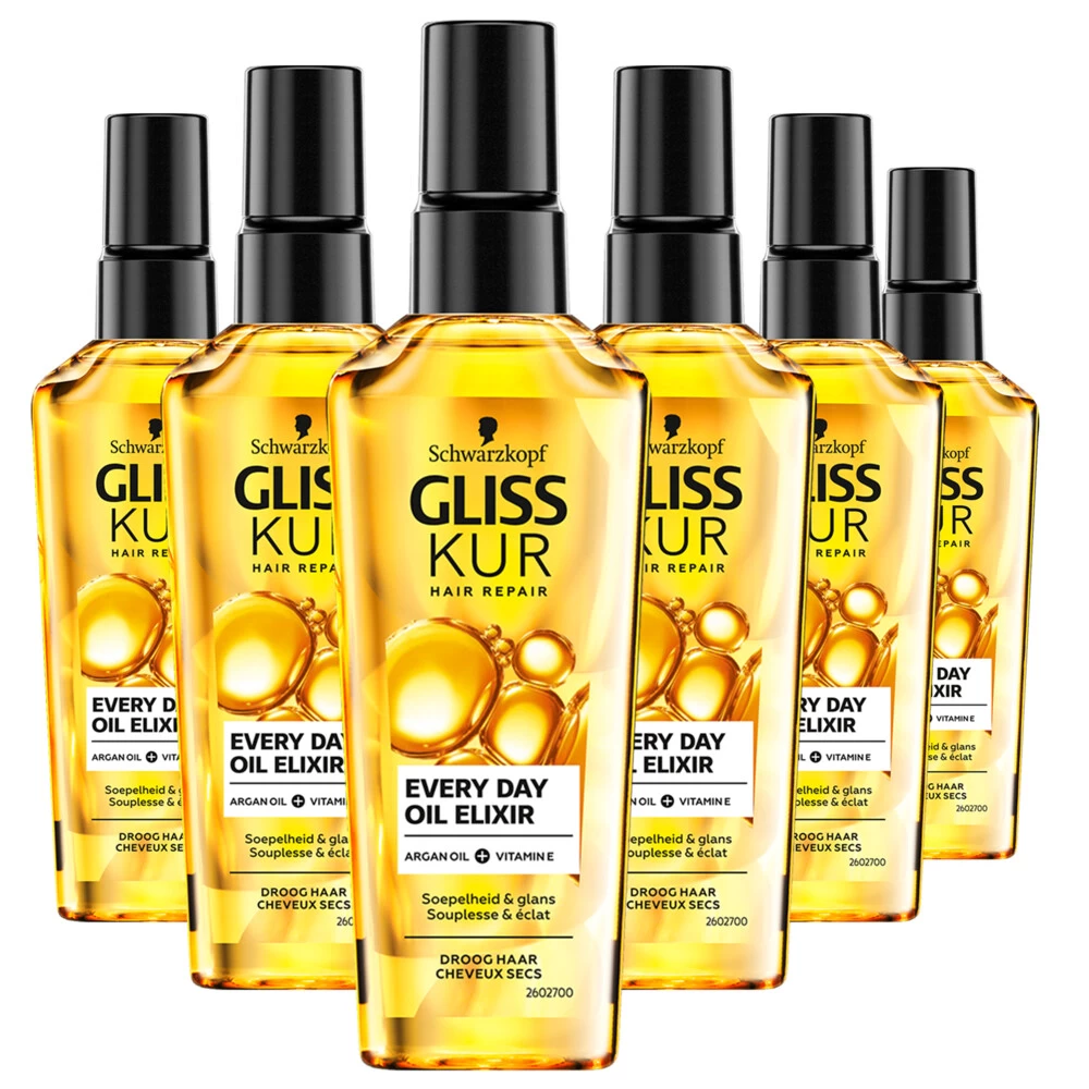 6x Gliss Every Day Oil Elixir 3 6x Gliss Every Day Oil Elixir