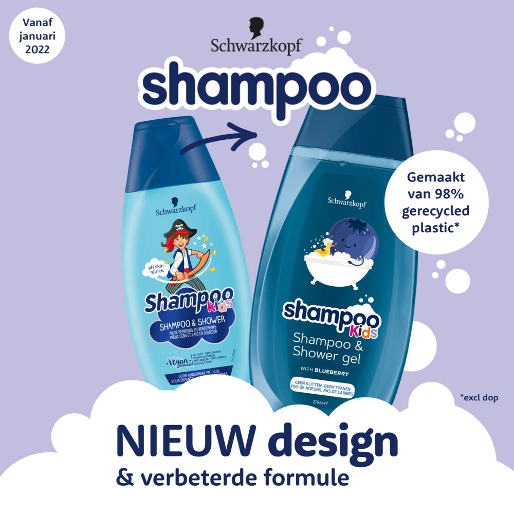 5x Schwarzkopf Kids Boys Piraat Shampoo En Douchegel 3 5x Schwarzkopf Kids Boys Piraat Shampoo En Douchegel - Afbeelding 2