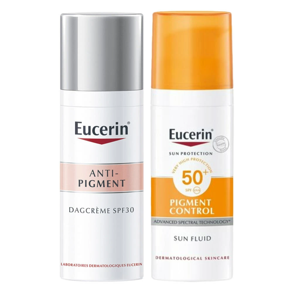 Eucerin Anti-Pigment Zonnebescherming En Verzorging Pakket 2 Eucerin Anti-Pigment Zonnebescherming En Verzorging Pakket