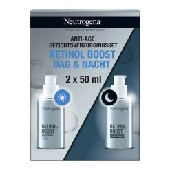 3x Neutrogena Retinol Boost Bundel Dagcrème En Nachtcréme