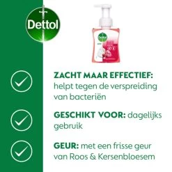 6x Dettol Foam Handzeep Rozen & Kers -Huidverzorgingswinkel 1073931 4