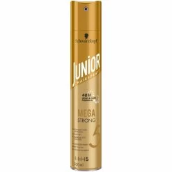 6x Junior Haarspray Mega Strong