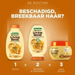 6x Garnier Loving Blends Honing Goud Conditioner -Huidverzorgingswinkel 996156 3